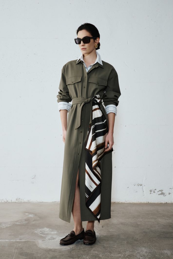 Belted shirt dress Intrend - 5