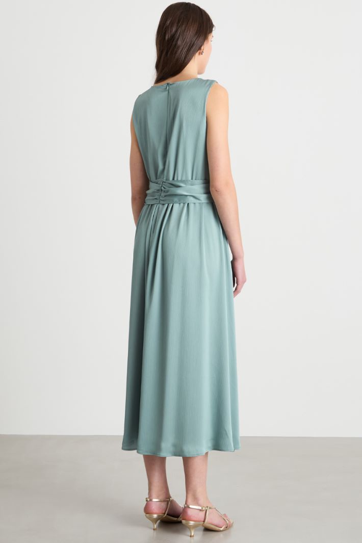 Flowing crepon dress Intrend - 4