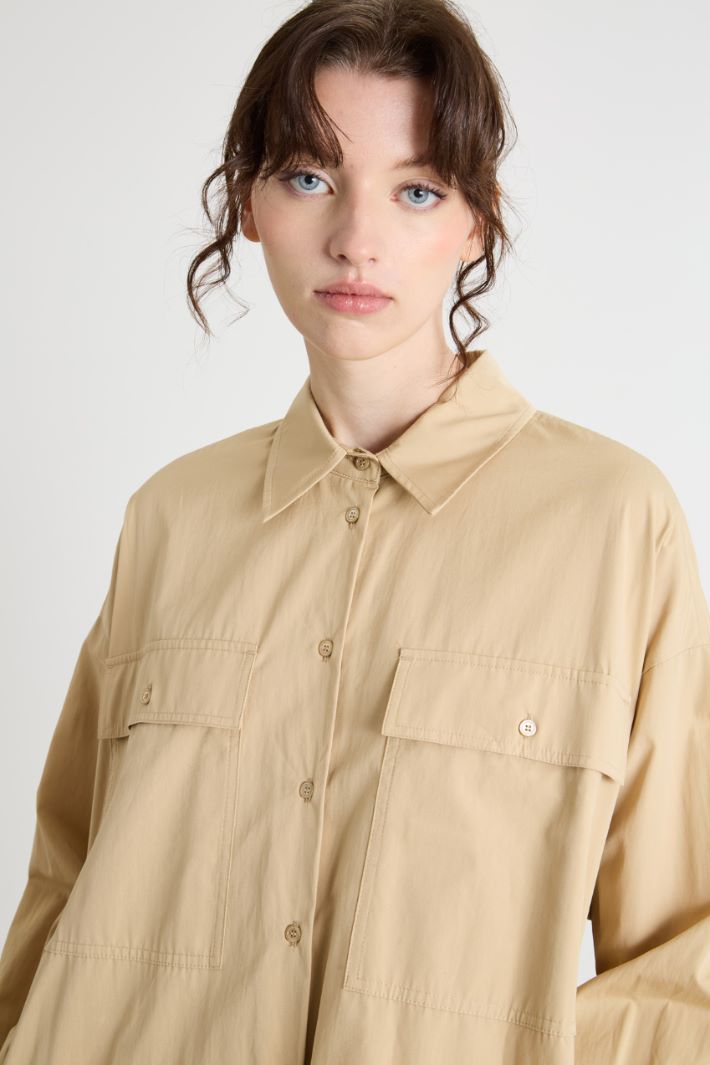Poplin shirt dress Intrend - 3