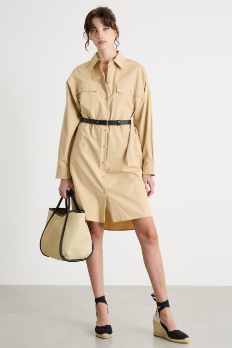 Poplin shirt dress Intrend
