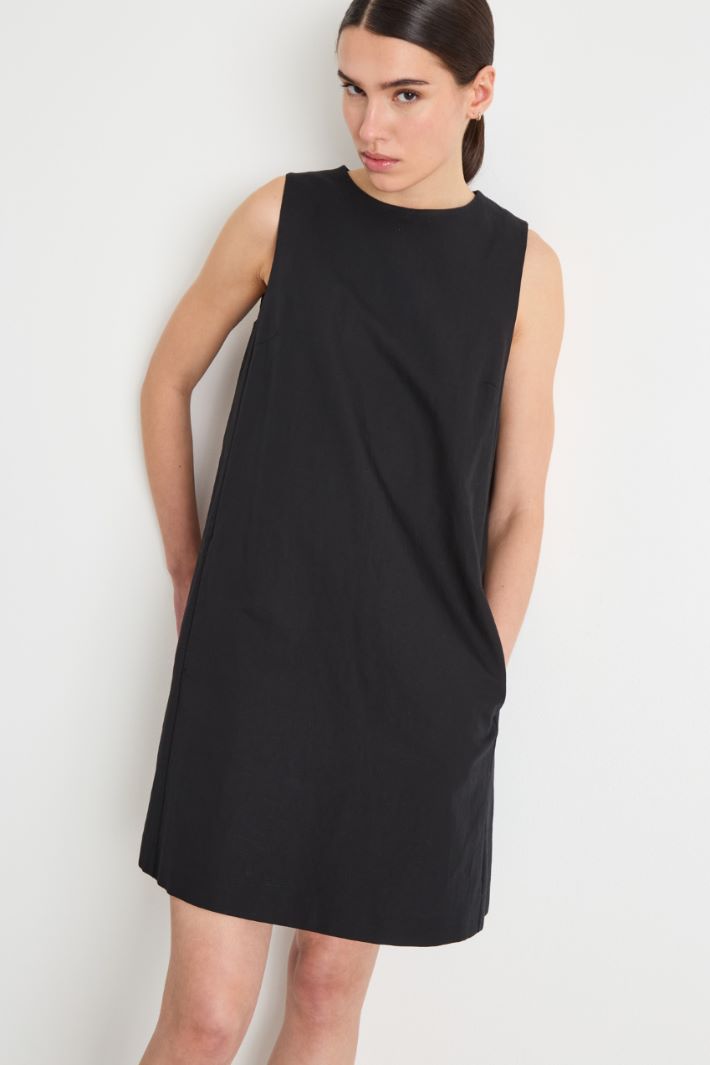 Short canvas dress Intrend - 2