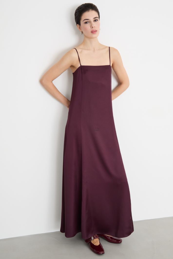 Abito lungo in raso Intrend - 2