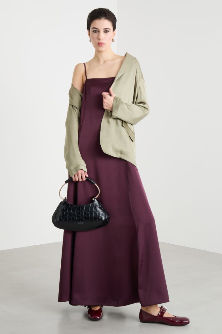 Abito lungo in raso Intrend