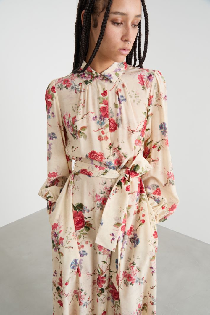 Belted shirt dress Intrend - 3