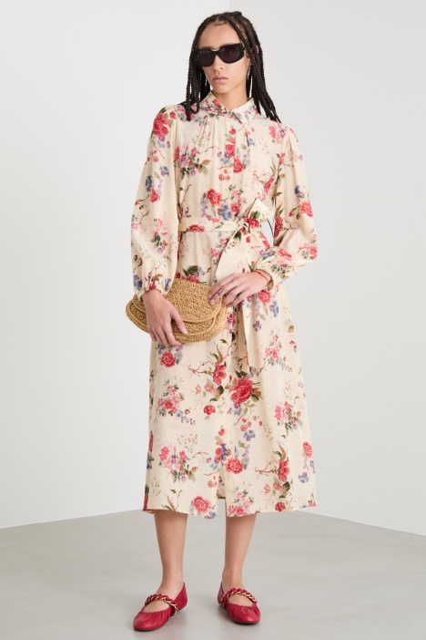 Belted shirt dress Intrend