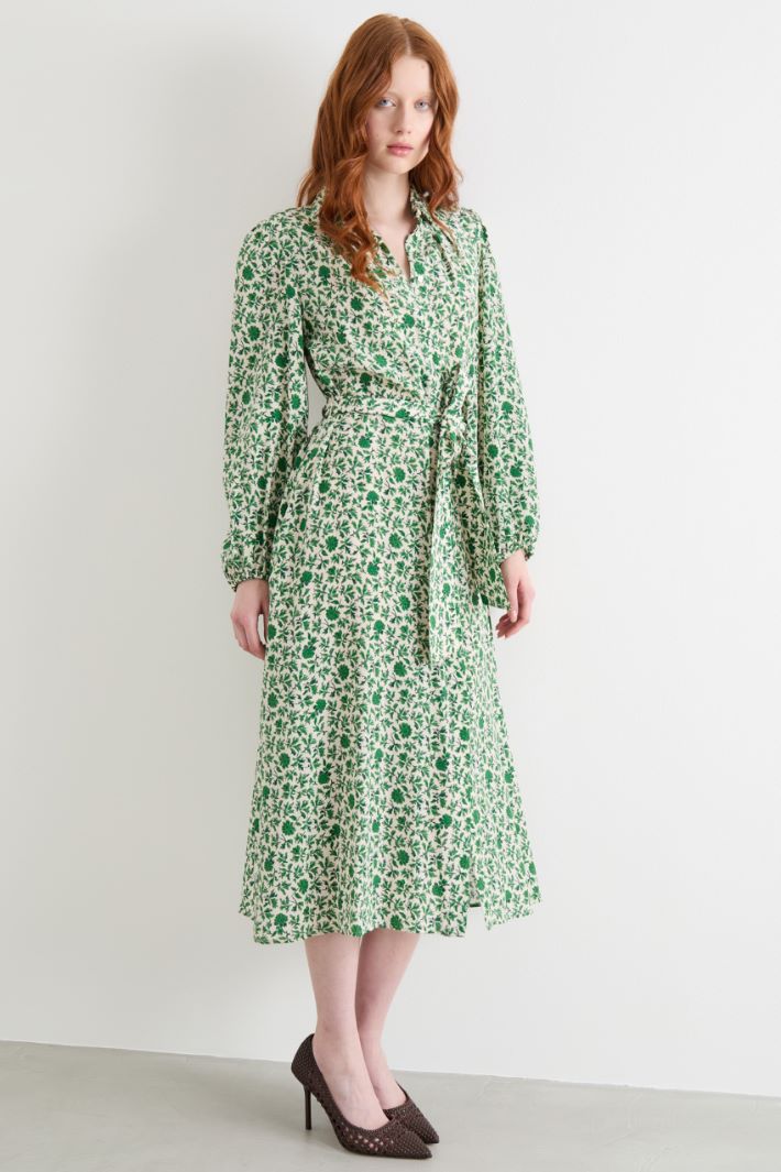 Belted shirt dress Intrend - 2