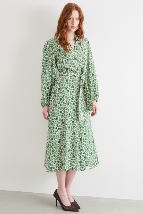 Vestido camisero con cinturón