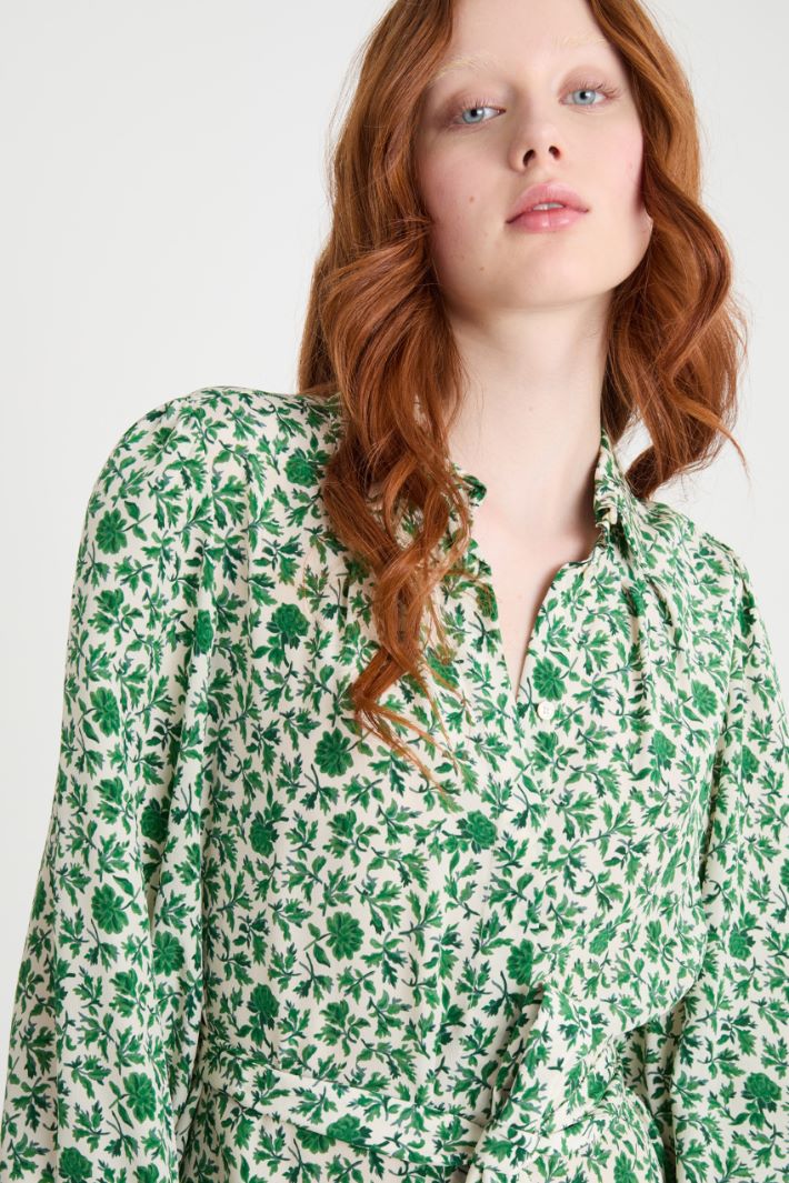 Belted shirt dress Intrend - 3