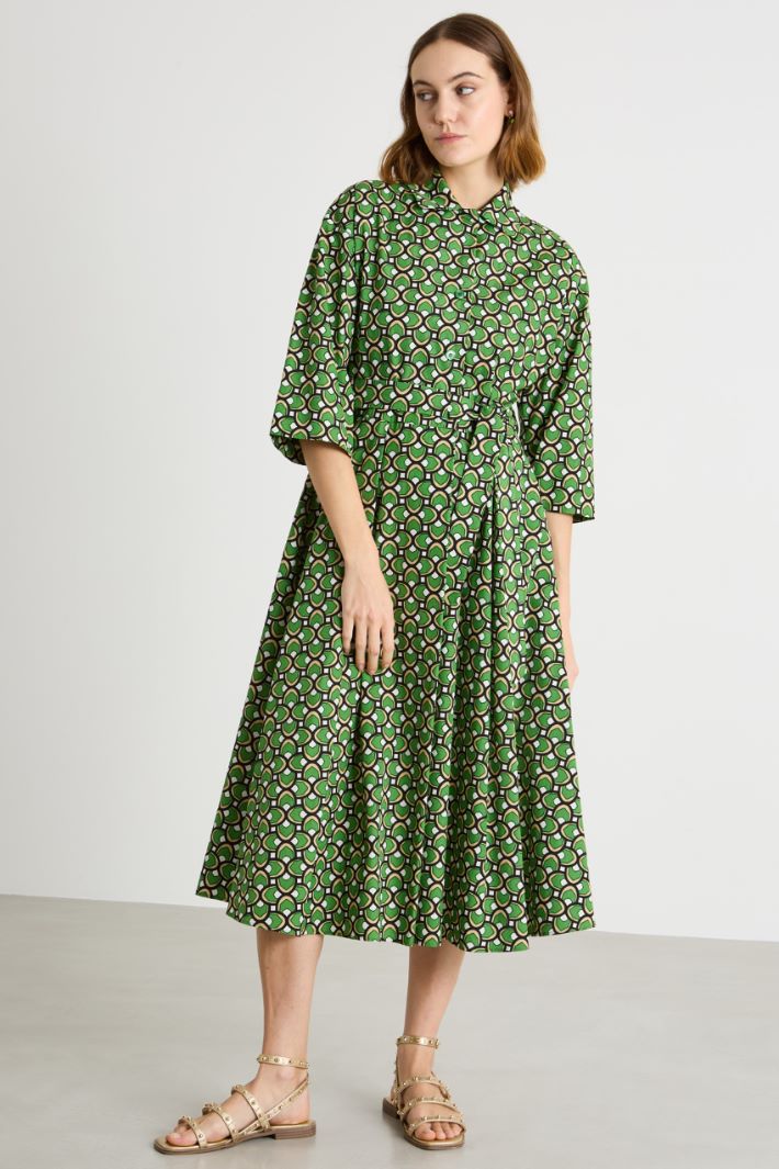 Belted shirt dress Intrend - 2