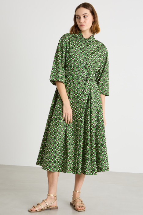 Abito chemisier con cintura