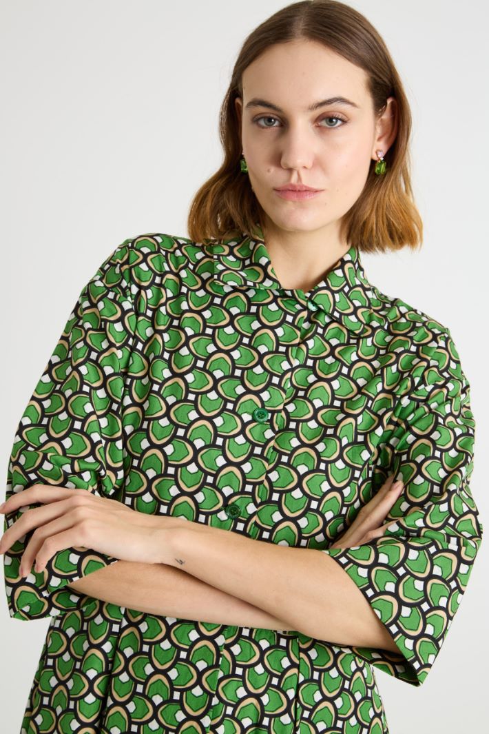 Belted shirt dress Intrend - 3