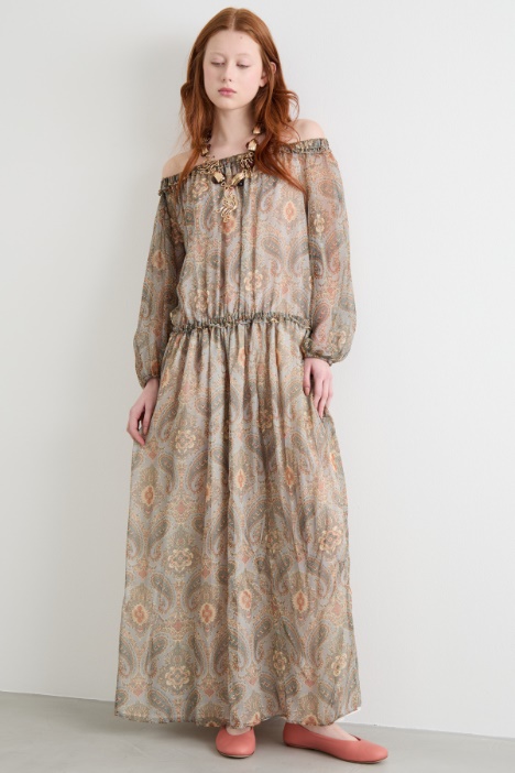 Abito in georgette fantasia