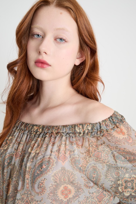 Abito in georgette fantasia