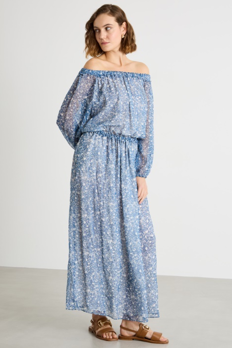 Abito in georgette fantasia