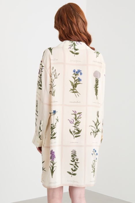 Abito ampio stampato