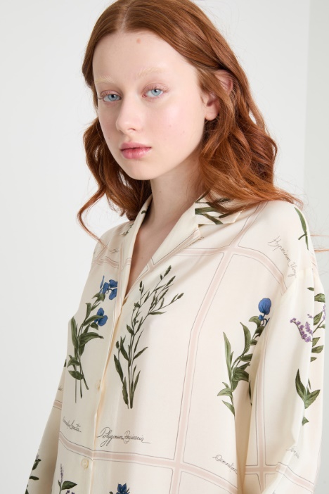 Abito ampio stampato