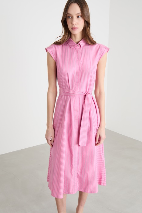 Abito chemisier con cintura