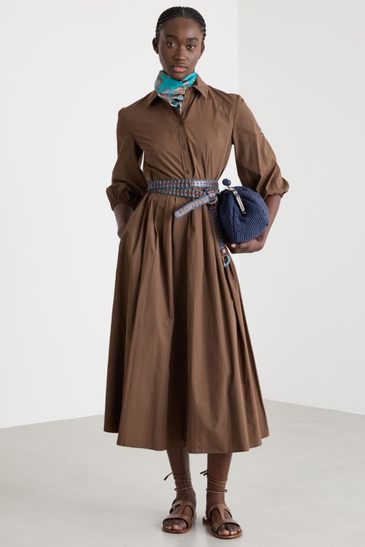 Abito chemisier con maniche a tre quarti Intrend