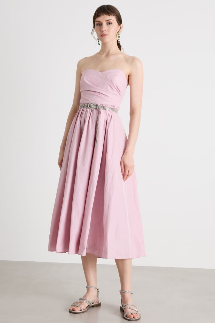 Abito bustier in taffetà Intrend