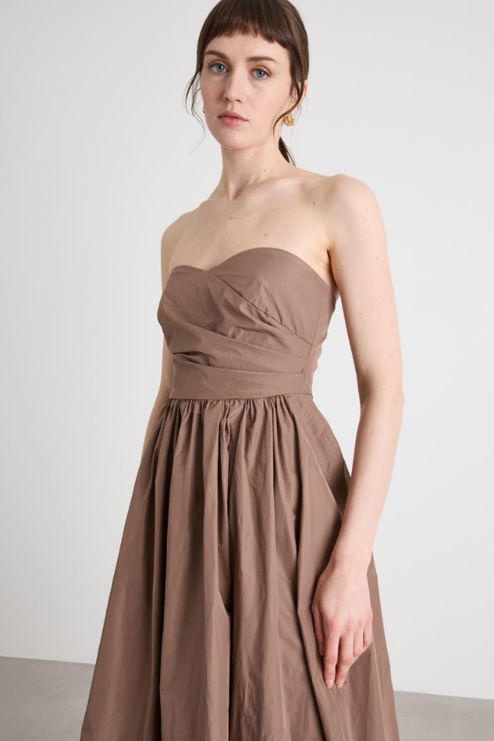 Abito bustier in taffetà Intrend - 3