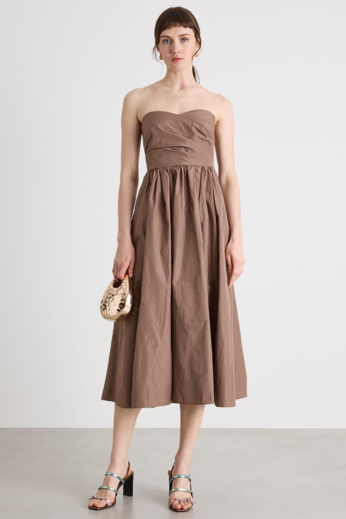 Abito bustier in taffetà Intrend