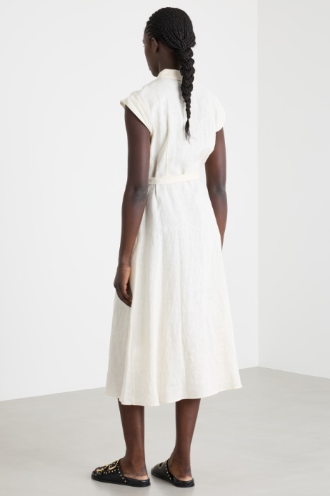 Chemisier smanicato con cintura