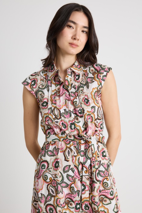 Abito chemisier in mussola