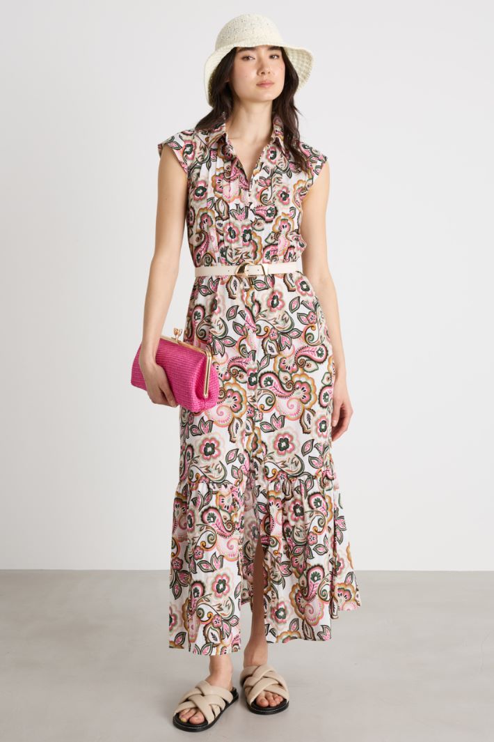 Abito chemisier in mussola Intrend