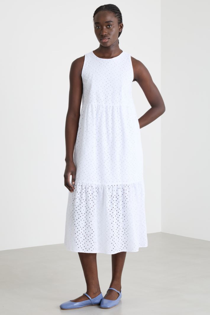 Abito in sangallo con balze Intrend - 2