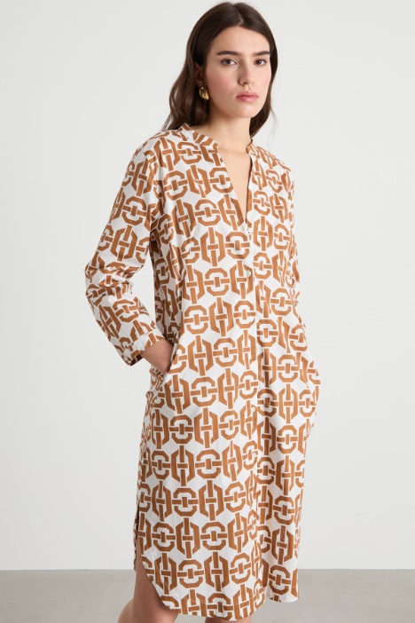 Abito chemisier stondato