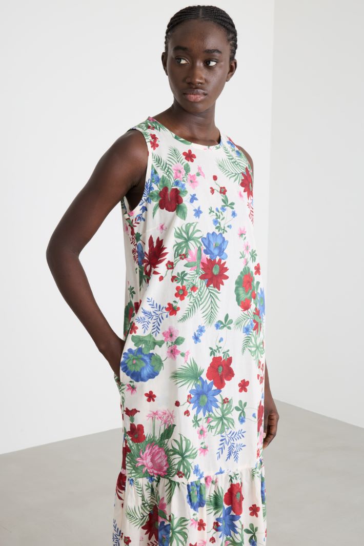 Flounce-hem A-line dress Intrend - 3