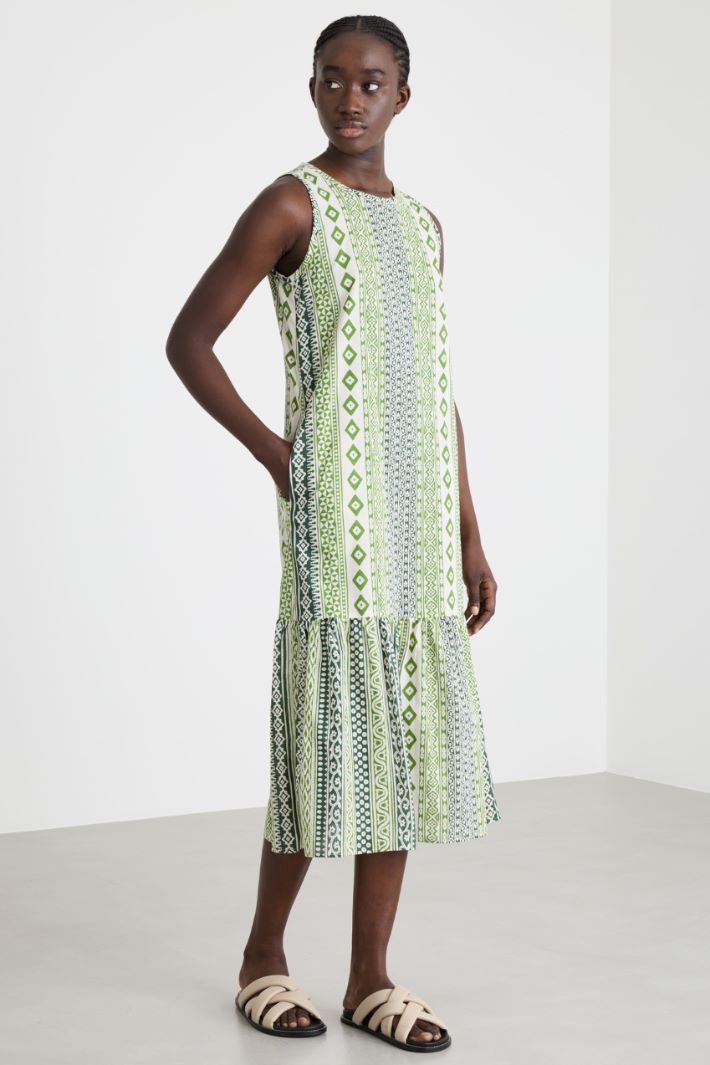 Flounce-hem A-line dress Intrend - 2