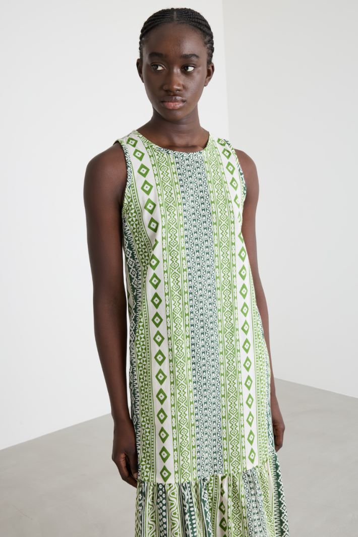 Flounce-hem A-line dress Intrend - 3