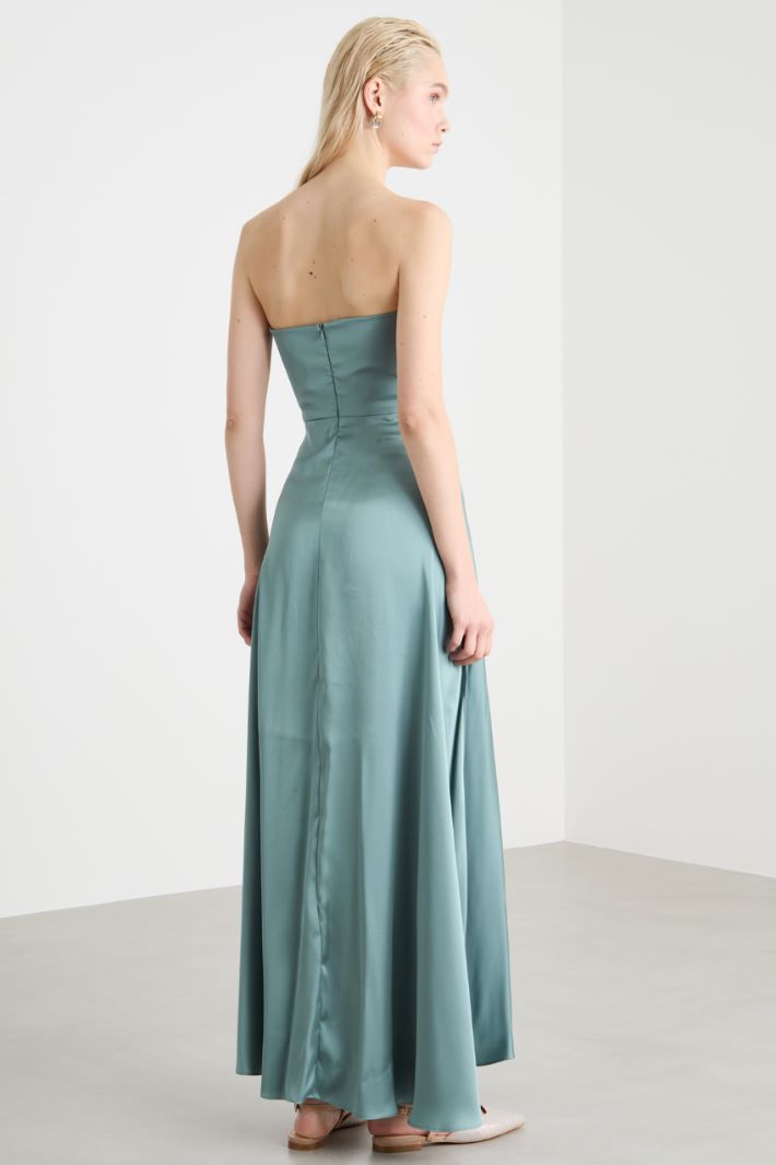 Satin bustier dress Intrend - 4