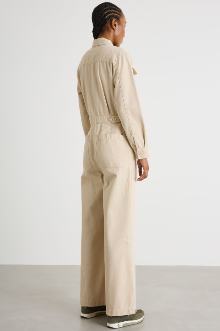 Tuta in drill con tasche Intrend - 4