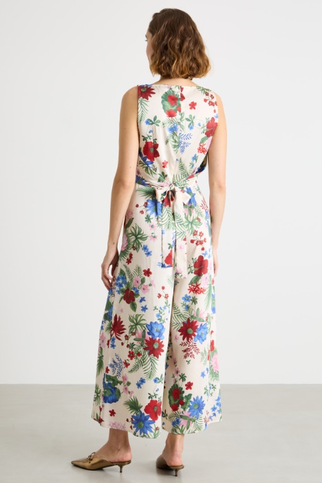 Tuta in twill con nastri