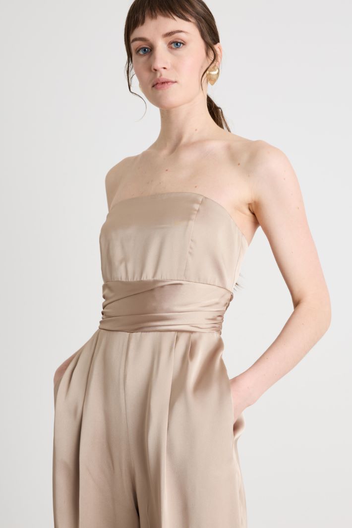 Tuta smanicata in raso Intrend - 3