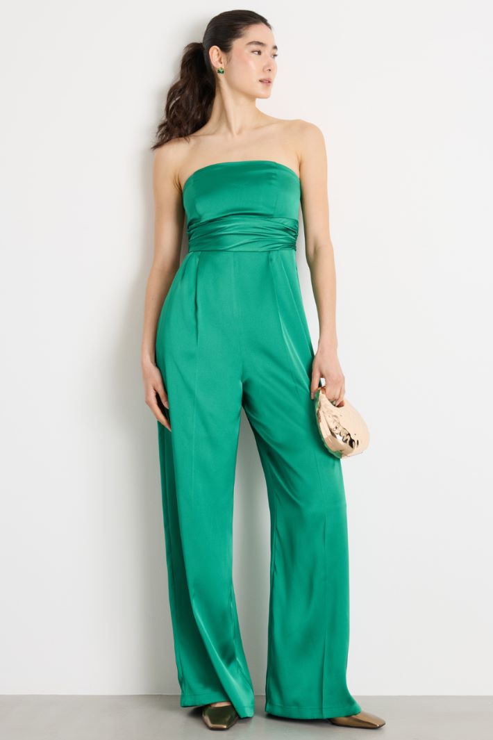 Tuta smanicata in raso Intrend