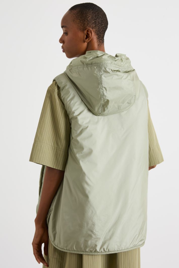 Reversible water-repellent canvas gilet Intrend - 5