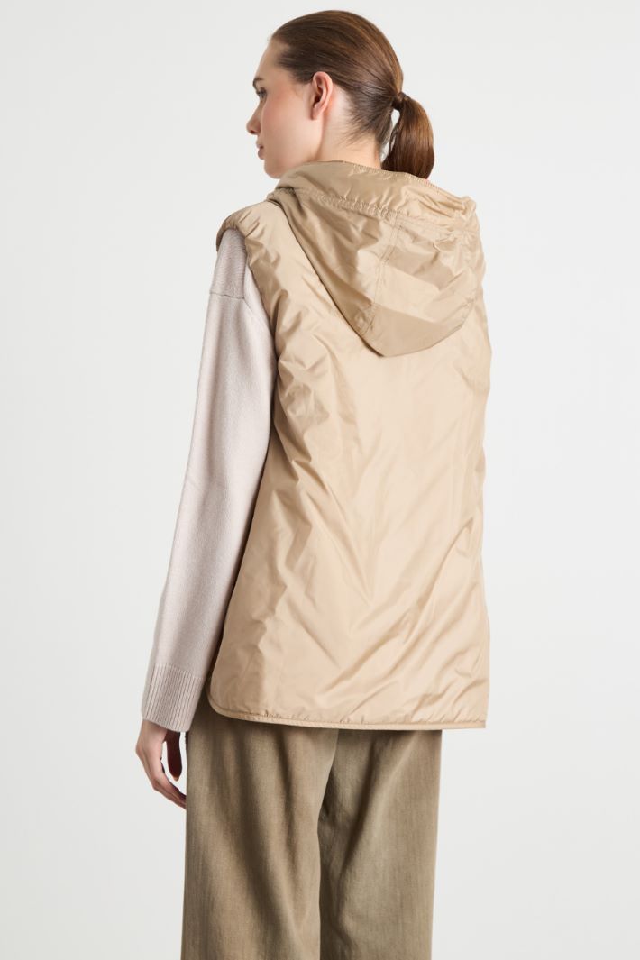 Reversible water-repellent canvas gilet Intrend - 5