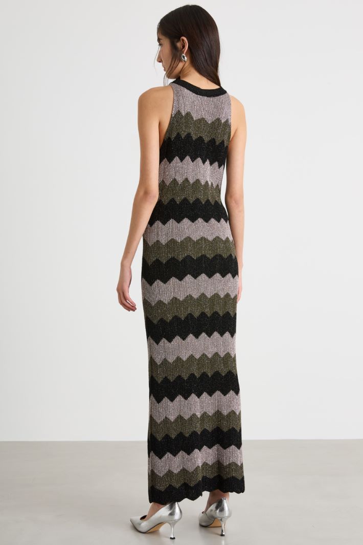 Sleeveless knit dress Intrend - 4