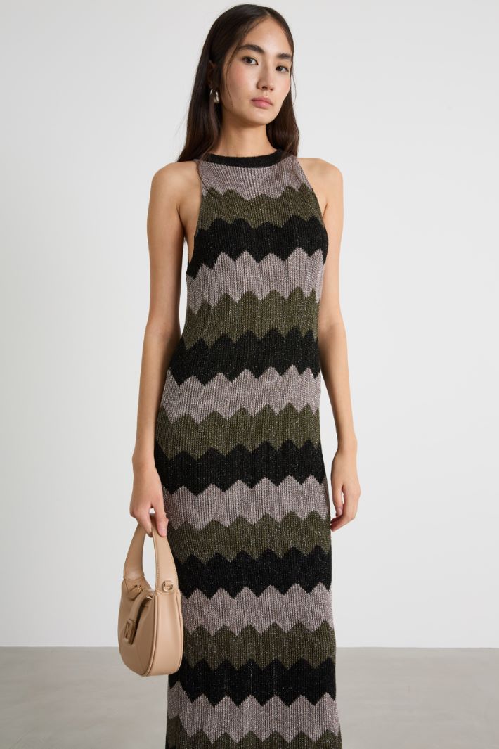 Sleeveless knit dress Intrend - 2