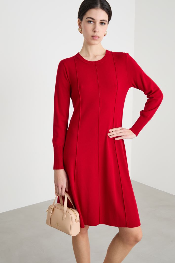 Abito in maglia di viscosa stretch Intrend - 2
