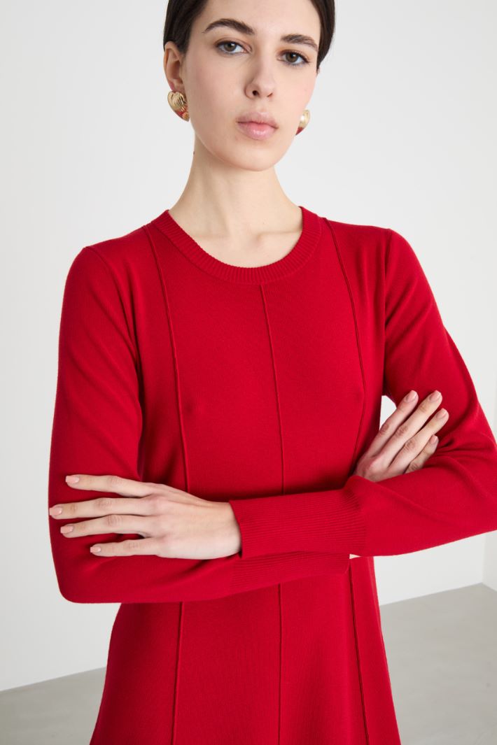 Abito in maglia di viscosa stretch Intrend - 3