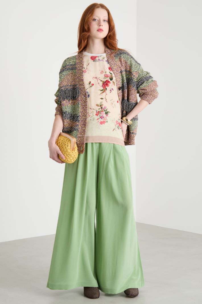 Colour-block cardigan Intrend