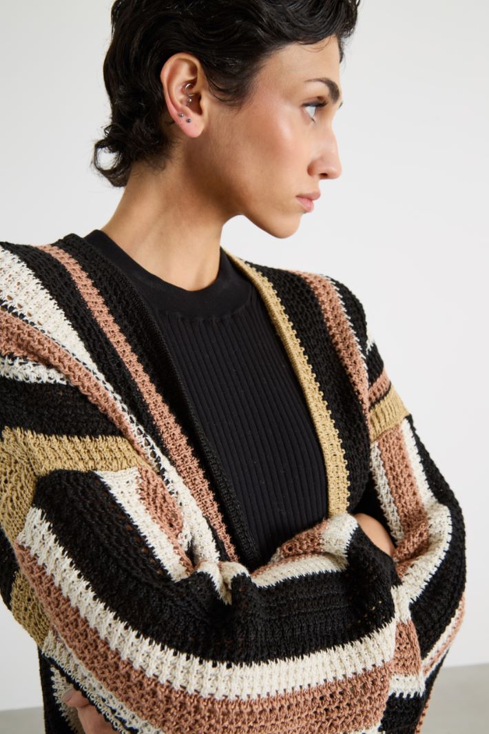 Fringed cardigan Intrend - 3