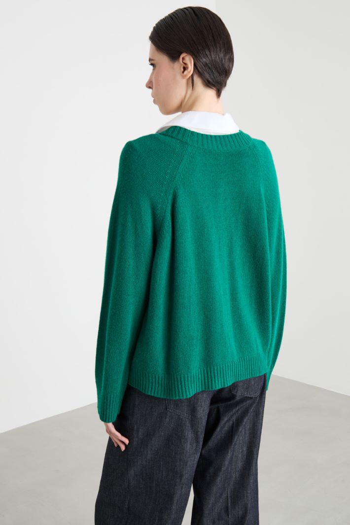 Patch Pocket Cardigan Intrend - 4