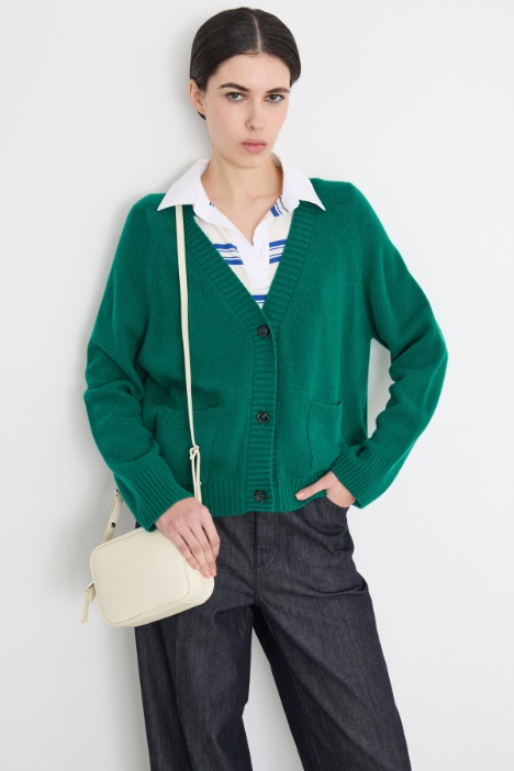 Patch Pocket Cardigan Intrend