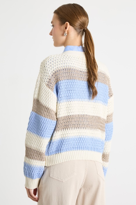 Cárdigan con escote en pico