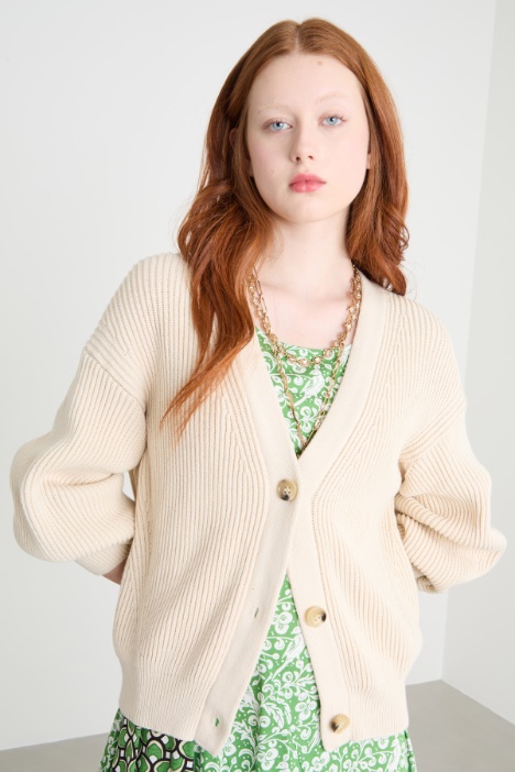 Ribbed cardigan Intrend